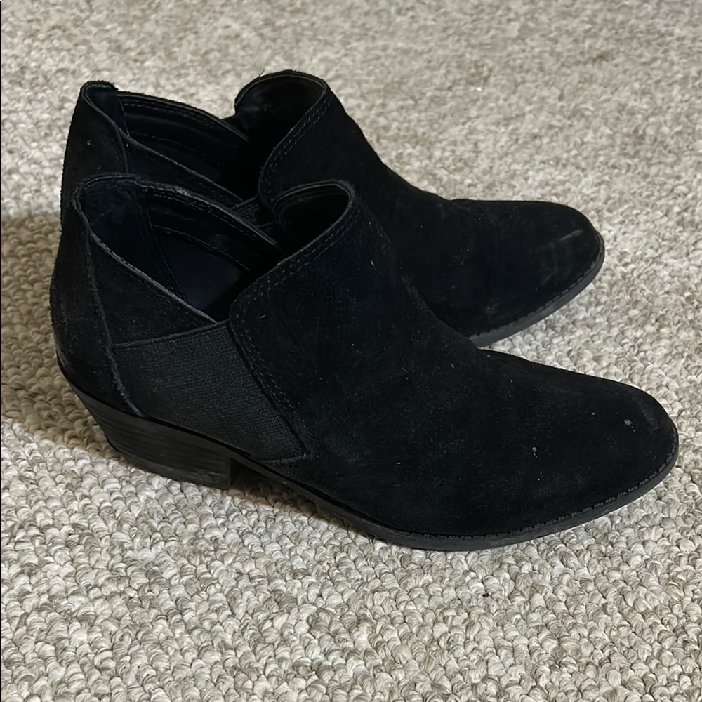 Black Suede Ankle Boots